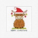 Highland Santa Card